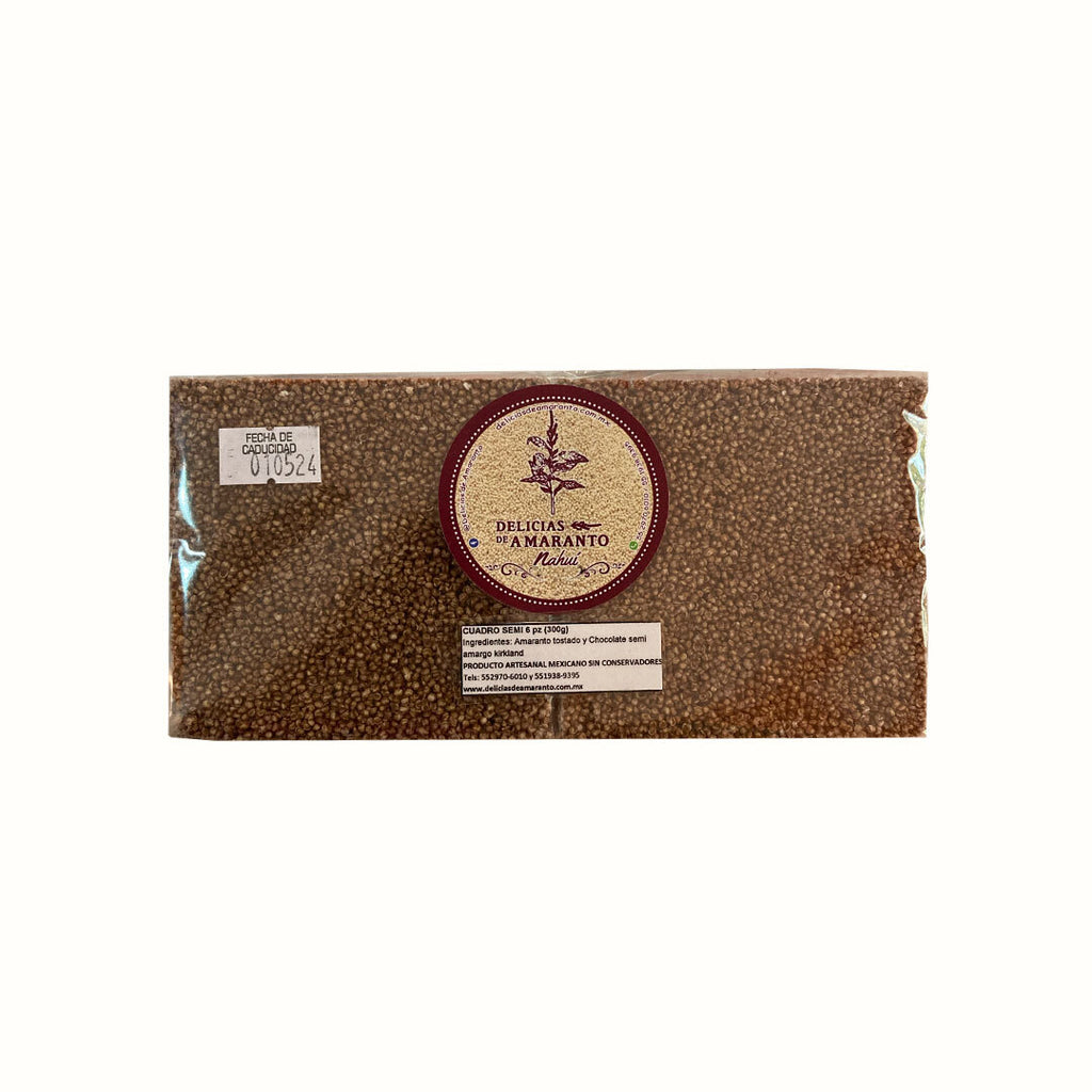 Barra de Amaranto con Chocolate Delicias de Amaranto (6 piezas) 300 g