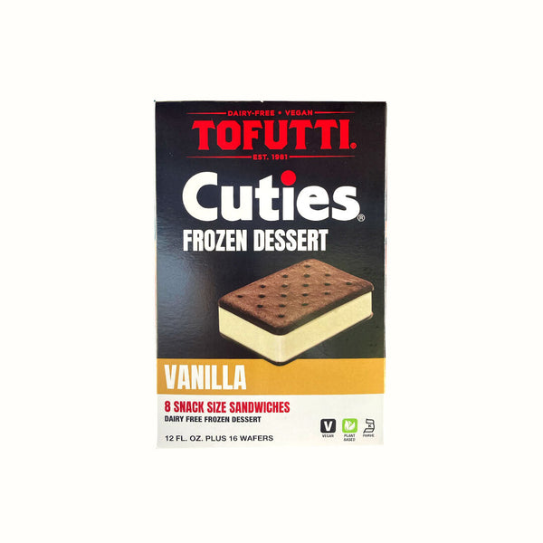 Helado Vegano Cuties Vainilla Tofutti 8 piezas