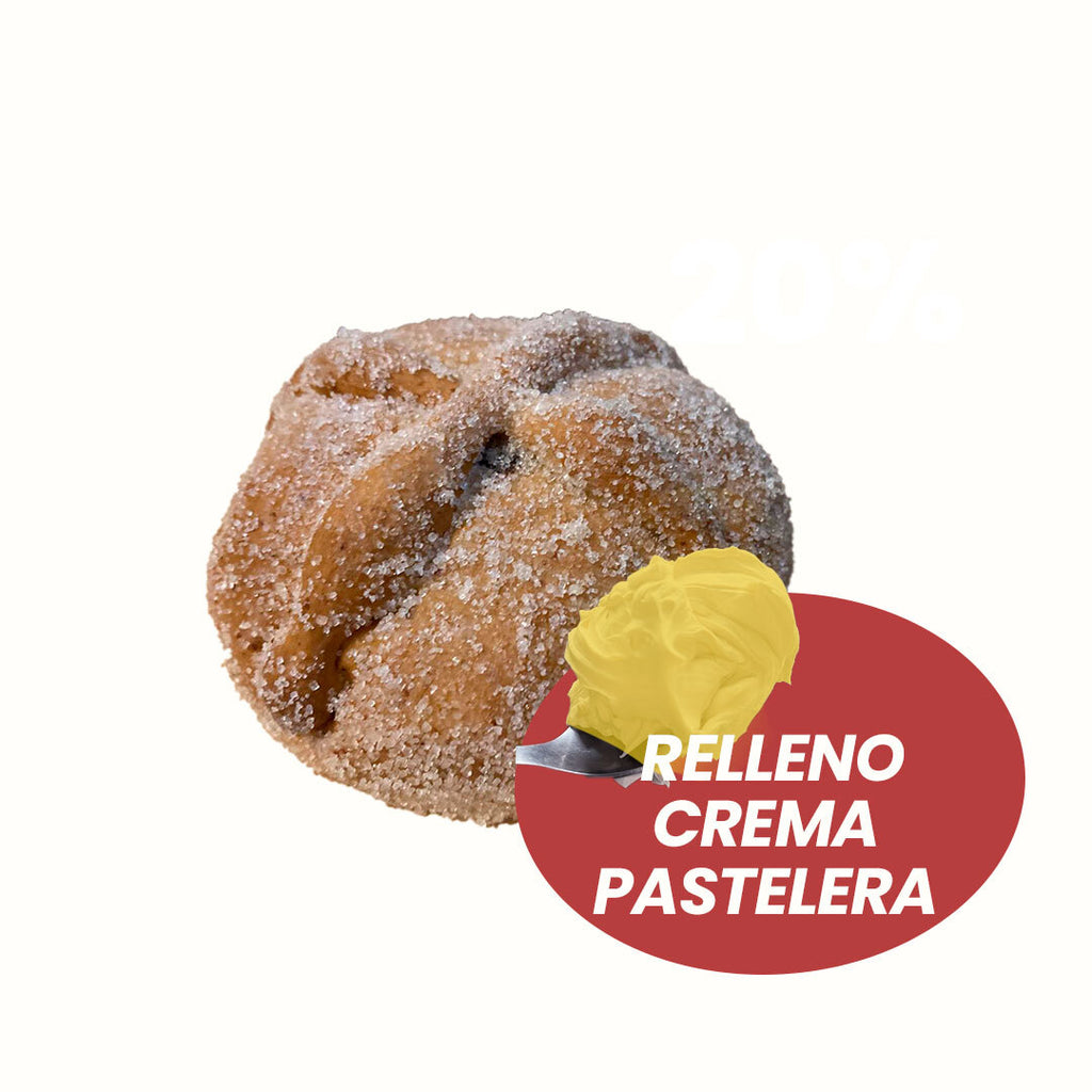 Pan de Muerto Relleno de Crema Pastelera - Unum