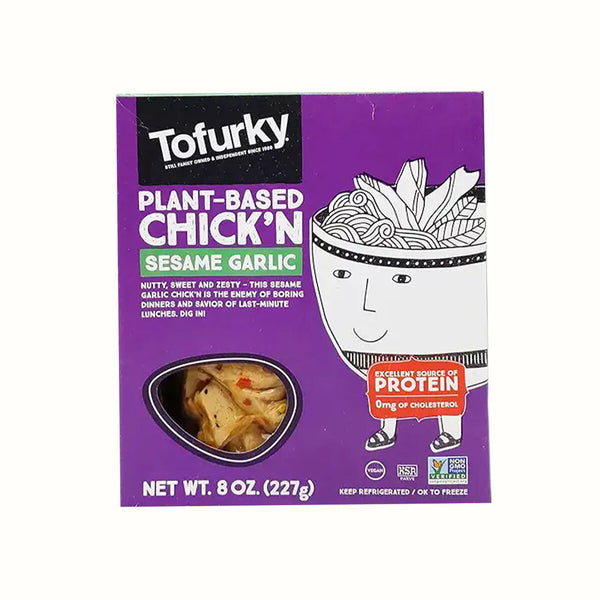 Chick'n Sesame Garlic Tofurky 227 g Vegan Label