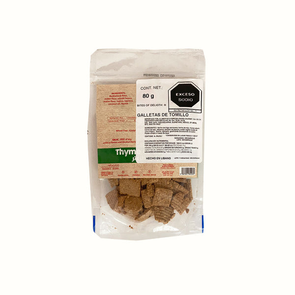 Galletas de Tomillo Libres de Gluten Bites Of Delight 80 g