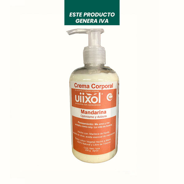 Crema Corporal de Mandarina Uiixol 250 gr