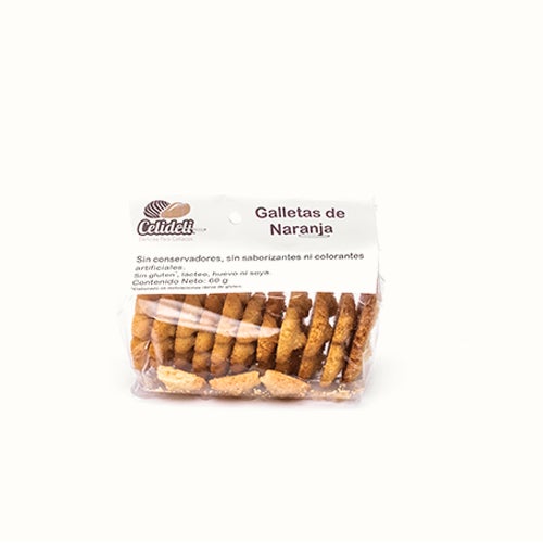 Galletas de Naranja sin Gluten CeliDeli 60 g