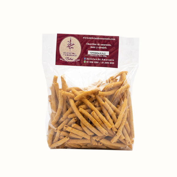 Churrito de Amaranto sabor Habanero Delicias de Amaranto 250 g