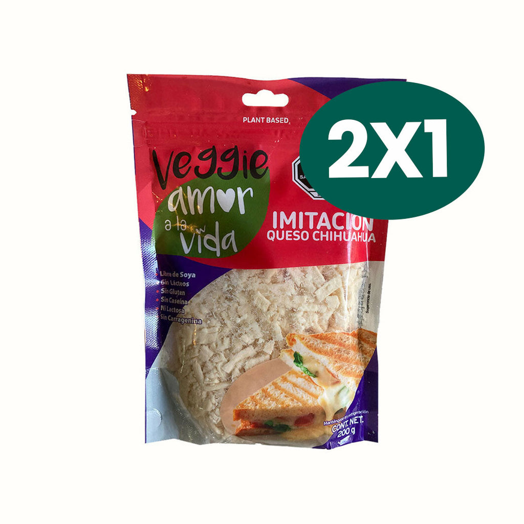 Queso Vegano Chihuahua Rallado Veggie Delicatessen 200 g