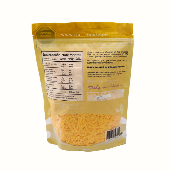 Queso Cheddar Vegano Leaf 350 g