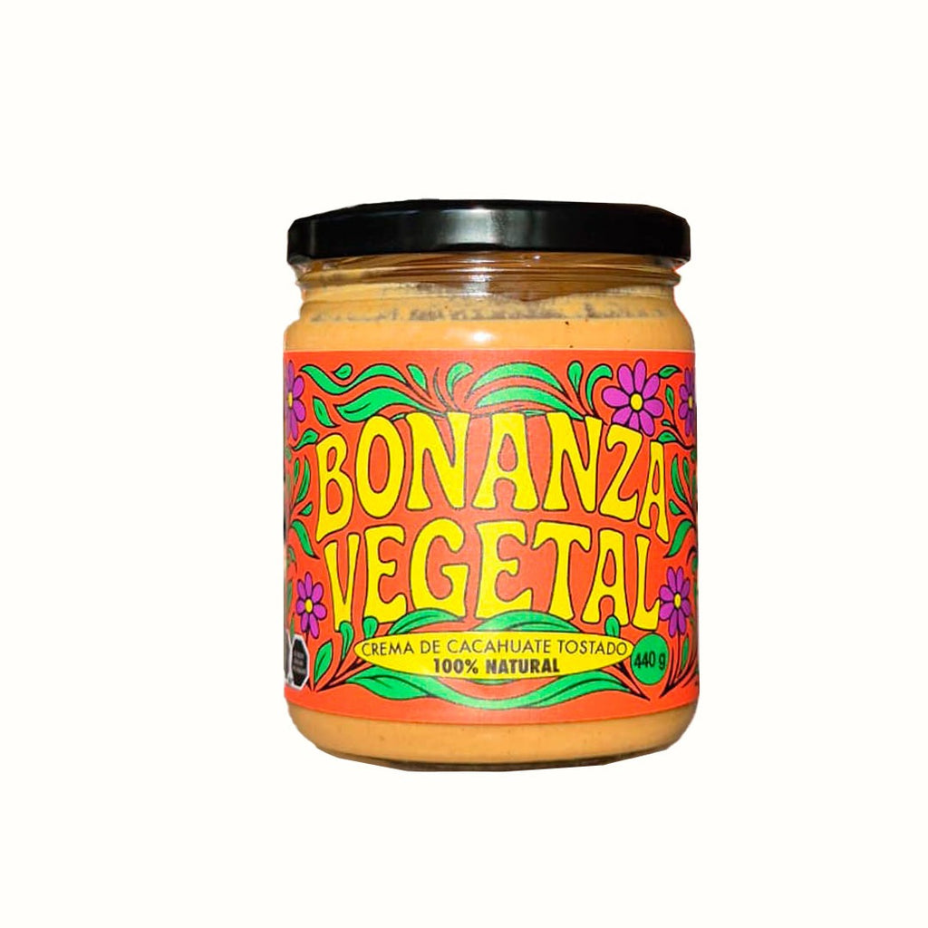 Crema de Cacahuate Bonanza Vegetal 440 g