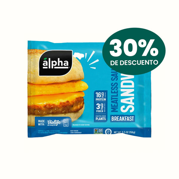 Sándwich Vegano de Salchicha Alpha Foods 156 g