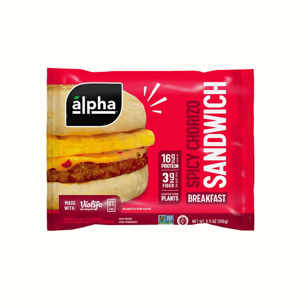 Sándwich Vegano de Chorizo Picante Alpha Foods 156 g