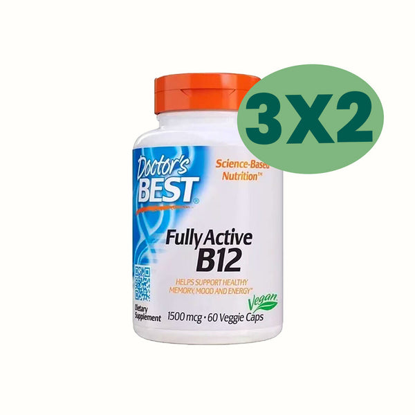 Vitamina B12 Doctor's Best 60 Cápsulas