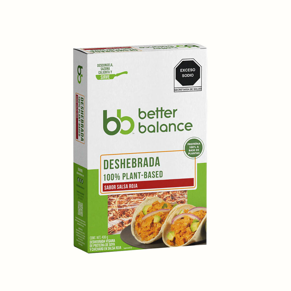 Deshebrada en Salsa Roja Better Balance 400 g