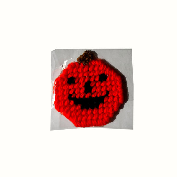 Imán Bordado de Calabaza Halloween 7cm