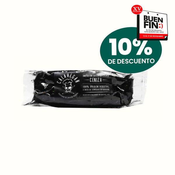 Queso Vegano Tipo Cabra: Ceniza Calavegan 250 g