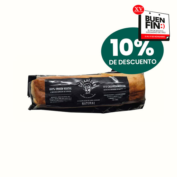 Queso Vegano Tipo Cabra Ahumado: Natural Calavegan 250 g