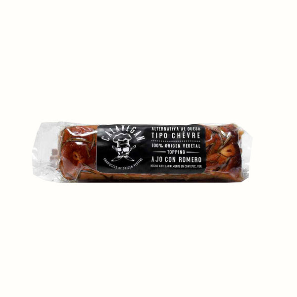 Queso Vegano Tipo Cabra Ahumado: Ajo con Romero Calavegan 250 g