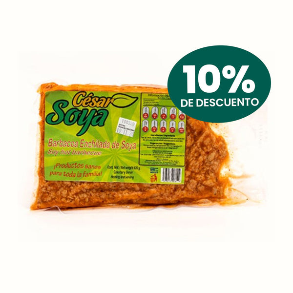 Barbacoa Vegana Enchilada César Soya 500 g
