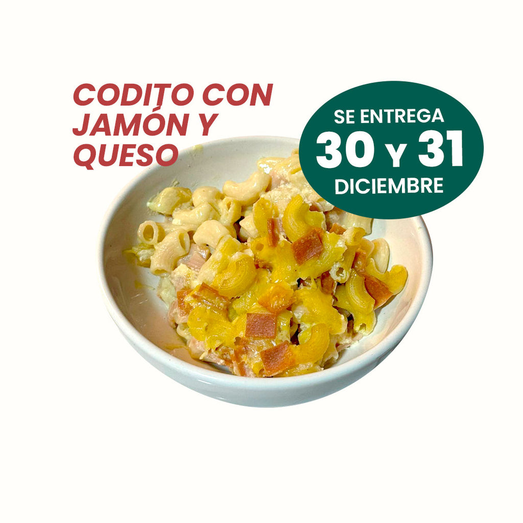 Codito con Jamón y Queso