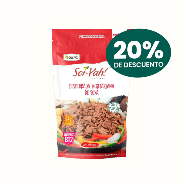 Carne Vegana Deshebrada Soi-Yah! 360 g