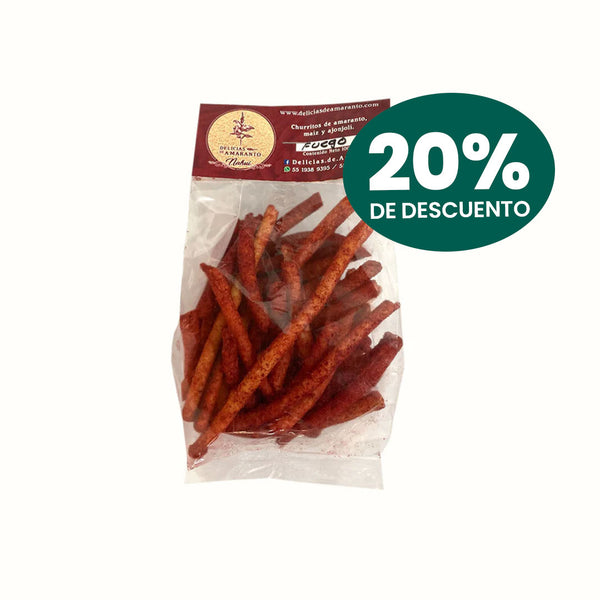 Churrito de Amaranto sabor Fuego Delicias de Amaranto 100 g