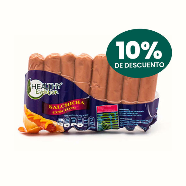 Salchichas Veganas con Tofu Healthy Evolution (8 piezas) 450 g