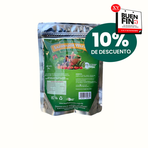 Sazonador Vegetal Sabor Pollo Healthy Evolution 300 g