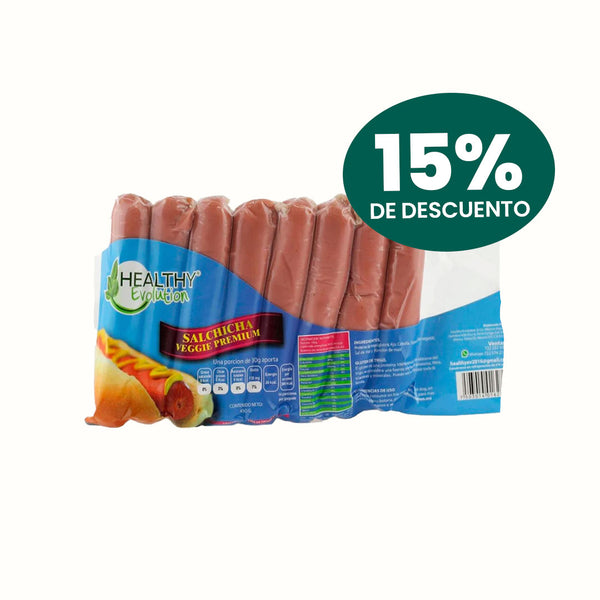 Salchichas Veganas Healthy Evolution (8 piezas) 450 g