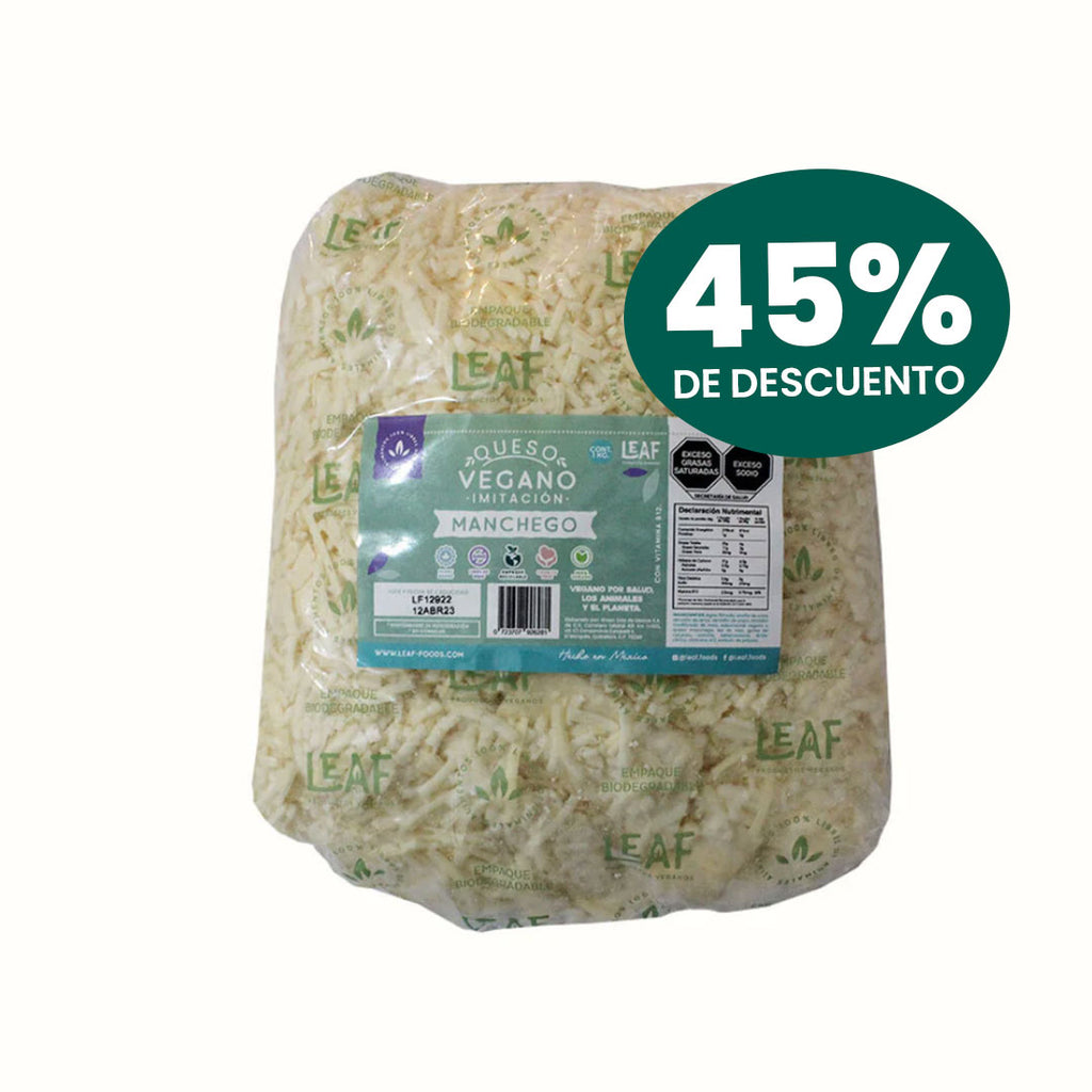 Queso Manchego Rallado Leaf 1 kg