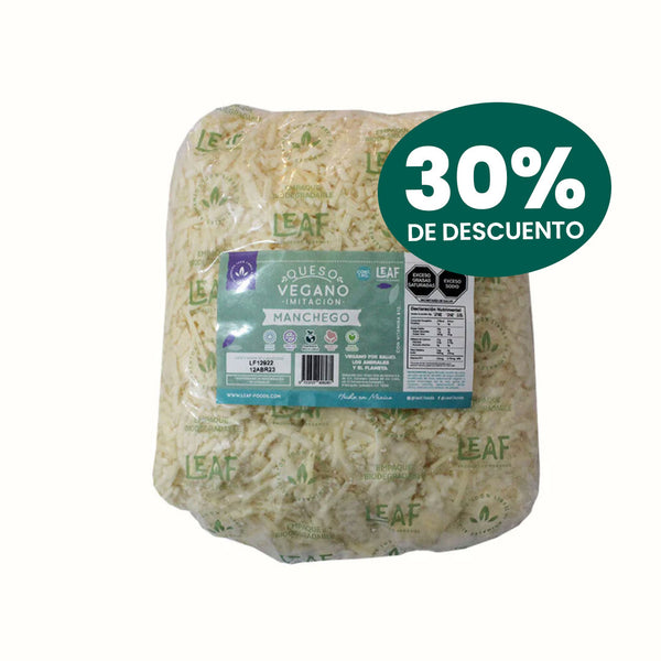 Queso Manchego Rallado Leaf 1 kg