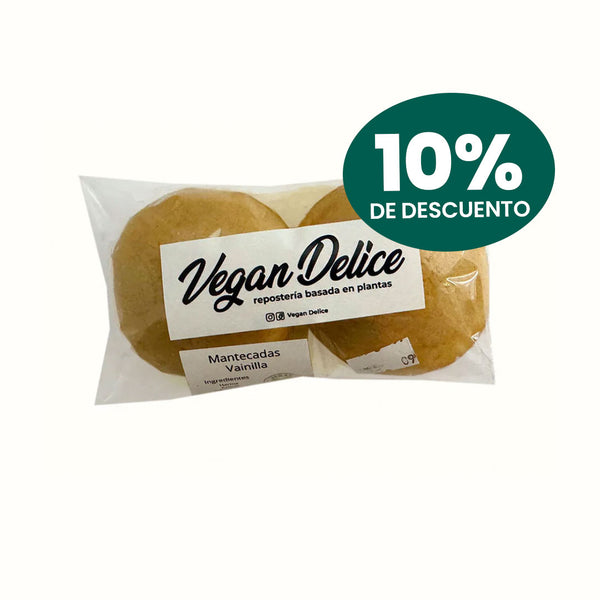 Mantecadas Vegan Delice Sabor Vainilla (2 piezas)
