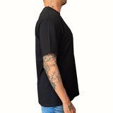 Playera Negra Unisex NO MEAT, NO PAIN - Vegan Mama
