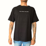 Playera Negra Unisex NO MEAT, NO PAIN - Vegan Mama