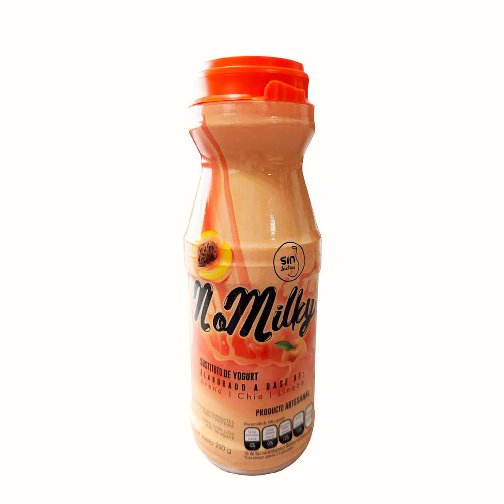 Yogur Vegano Bebible Sabor Durazno No Milky 250 g