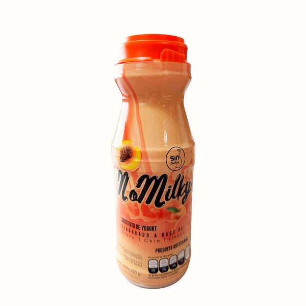 Yogur Vegano Bebible Sabor Durazno No Milky 250 g