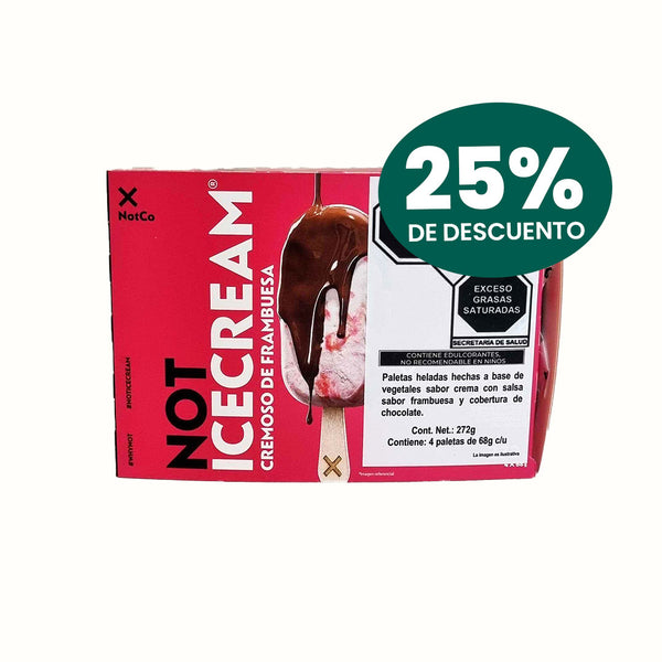 Multipack Paletas Heladas Frambuesa NotCo 272 gr