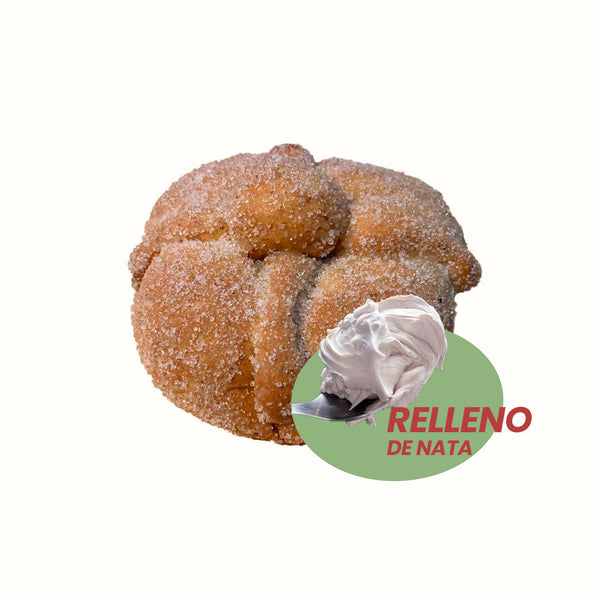 Pan de Muerto Relleno de Nata Vegana - Unum