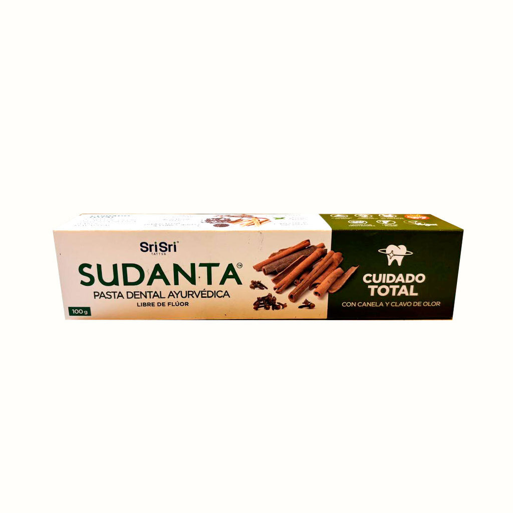 Pasta Dental Libre de Flúor con Canela Sri Sri Tattva 100 g