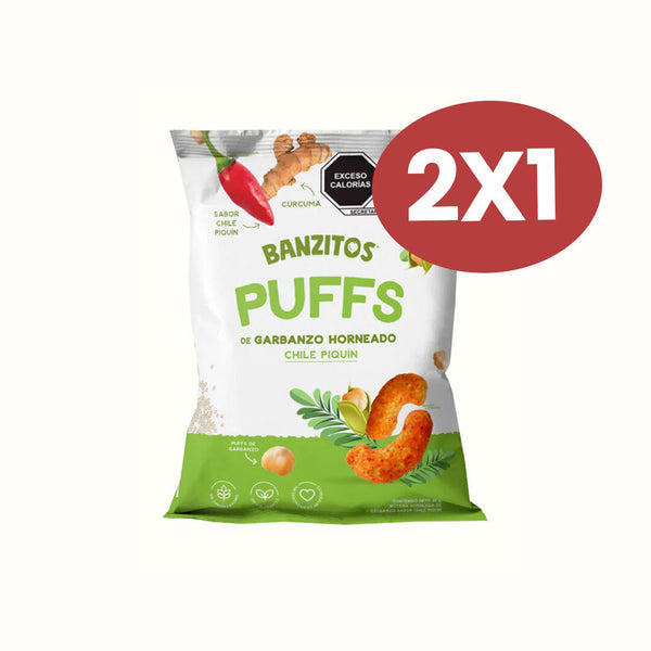 Puffs de Garbanzo Sabor Piquín Banzitos 35 g