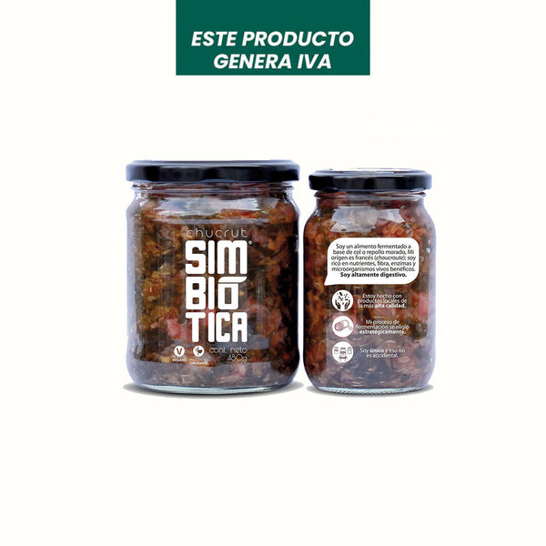Chucrut vegano de Col Morada Simbiótica 230 g
