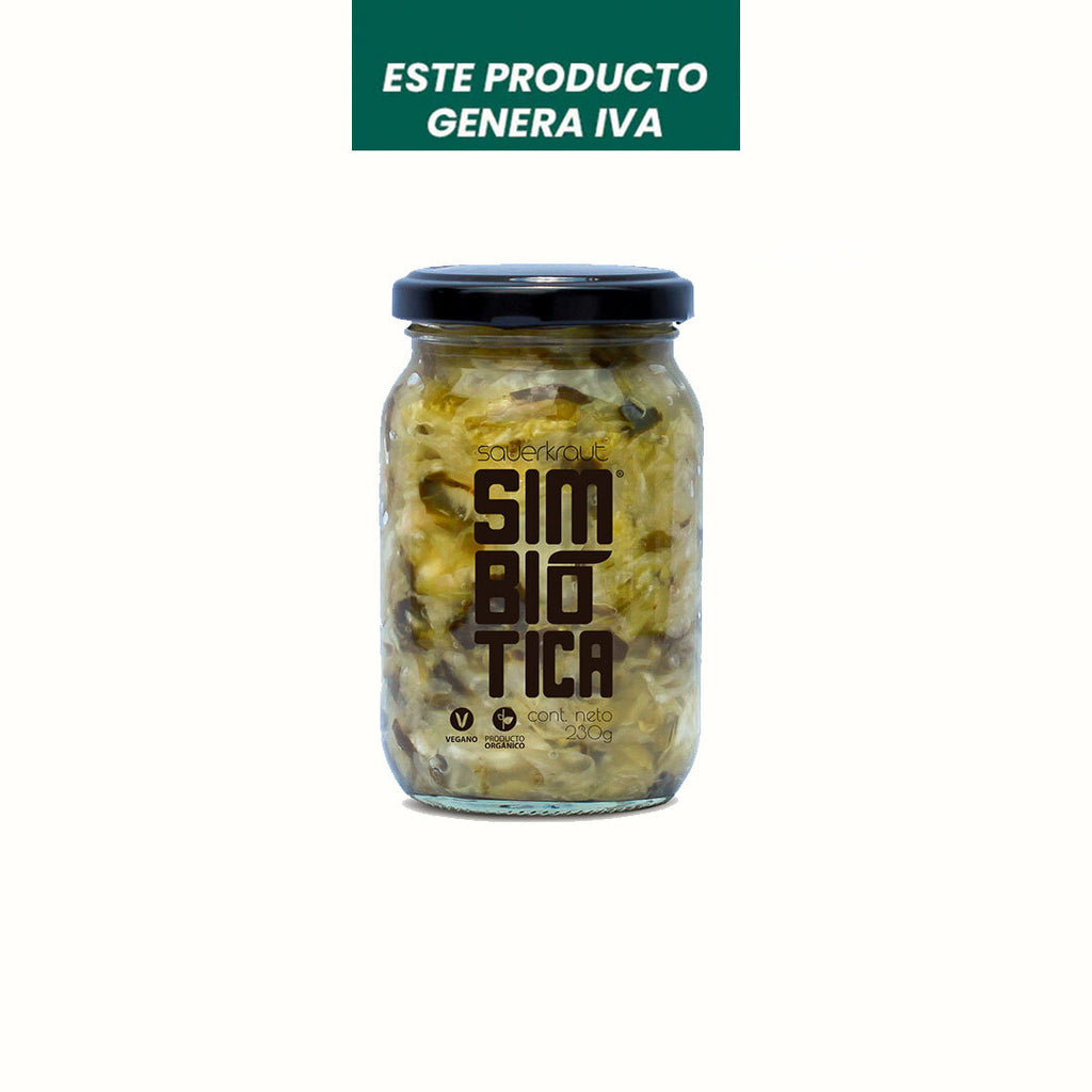 Sauerkraut Vegano de Col Blanca Simbiótica 230 g