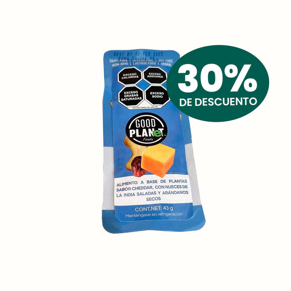Snack Pack Cheddar Frutos Secos Good Planet 42 g