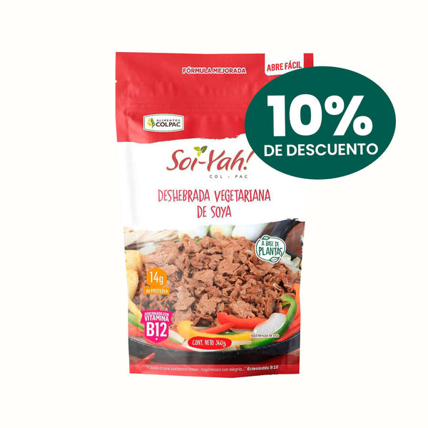 Carne Vegana Deshebrada Soi-Yah! 360 g