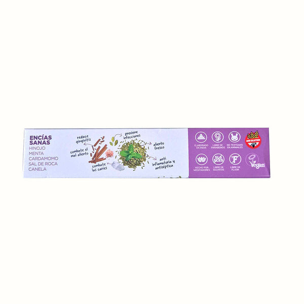 Pasta Dental Libre de Flúor Encías Sanas Sri Sri Tattava 100 g