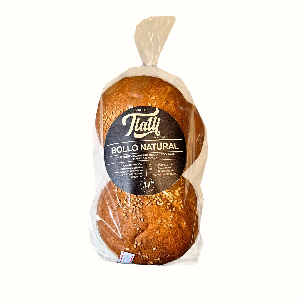 Pan para Hamburguesa Tlalli (4 pzs) 480 g