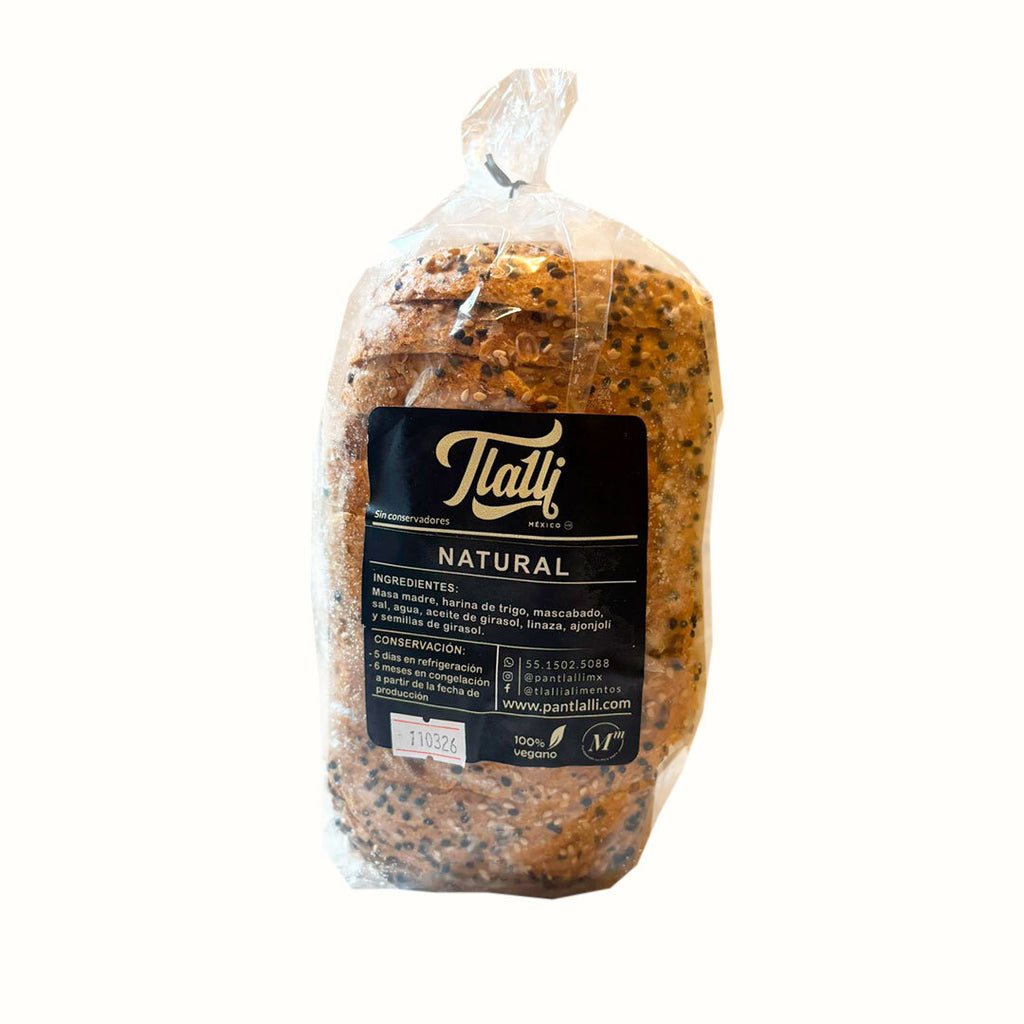Pan Integral Alimentos Tlalli 700 g