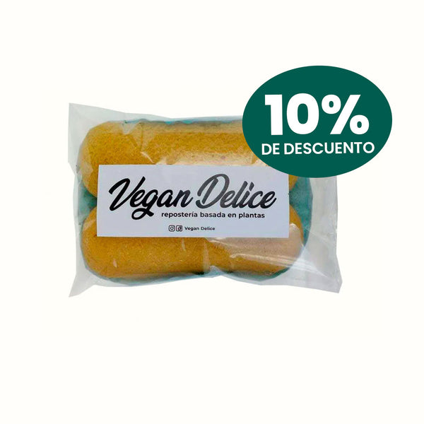 Pastelillos Relleno Sabor Vainilla Vegan Delice 110 g
