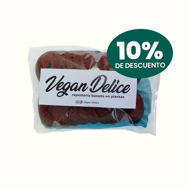 Pastelillos Relleno Sabor Chocolate Vegan Delice 110 g