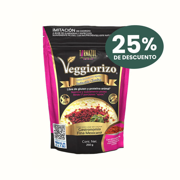 Chorizo Vegano Veggiorizo Keto 250 g