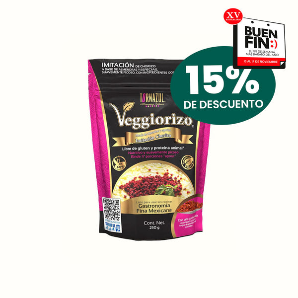 Chorizo Vegano Veggiorizo Keto 250 g