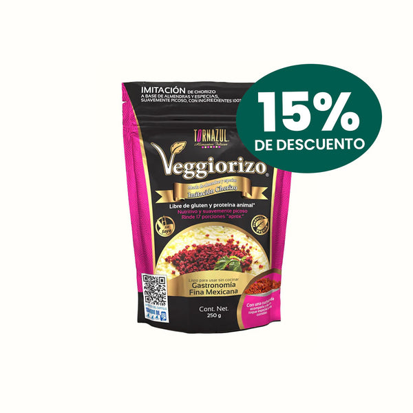Chorizo Vegano Veggiorizo Keto 250 g