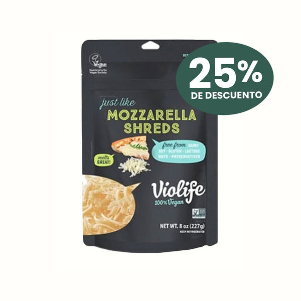 Queso Vegano Mozzarella Rallado Violife 227 g